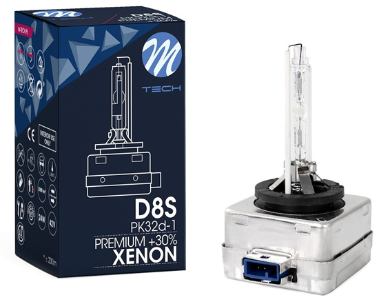 Lempute XENON D8S 6000K, 1vnt  